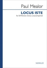 Locus Iste SATB choral sheet music cover
